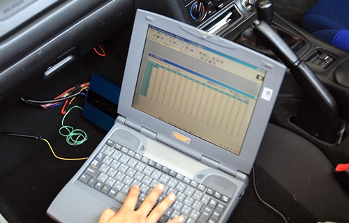 ＮＢさん、ｅマネージで燃調セッティングを試す！ - TRUST GReddy e-manage -3 